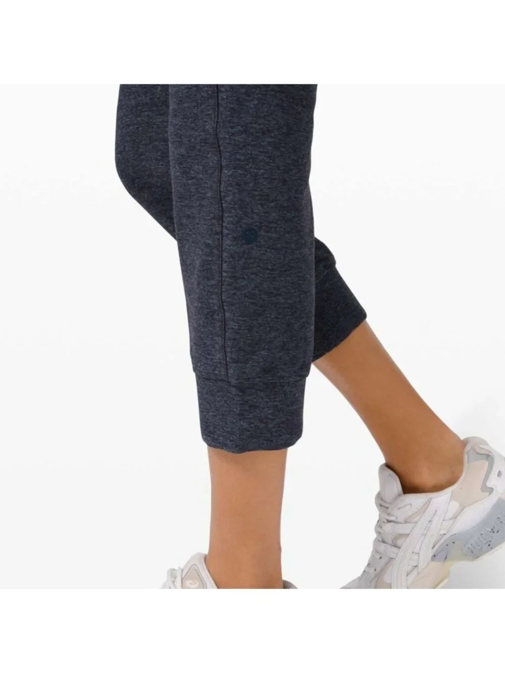 Lululemon Ready to Rulu Jogger Crop Heathered Submarine / Black